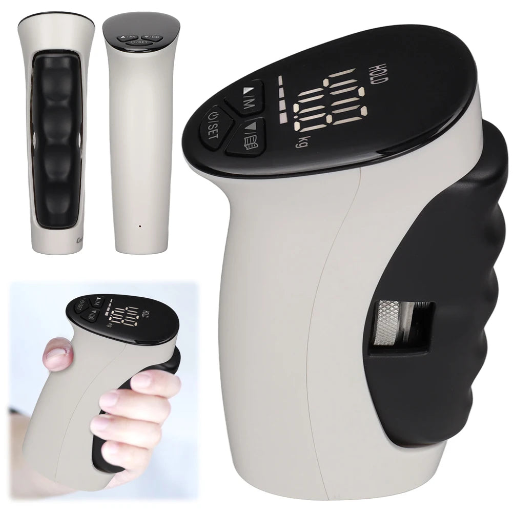 Electronic Grip Power Trainer Auto Capturing Smart Hand Dynamometer Rechargeable Digital Grip Strength Meter for Muscle Building